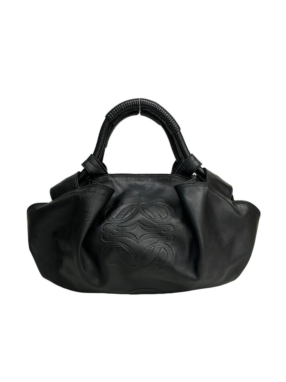 Loewe Nappa Aire Black Leather Handbag #364002L74B